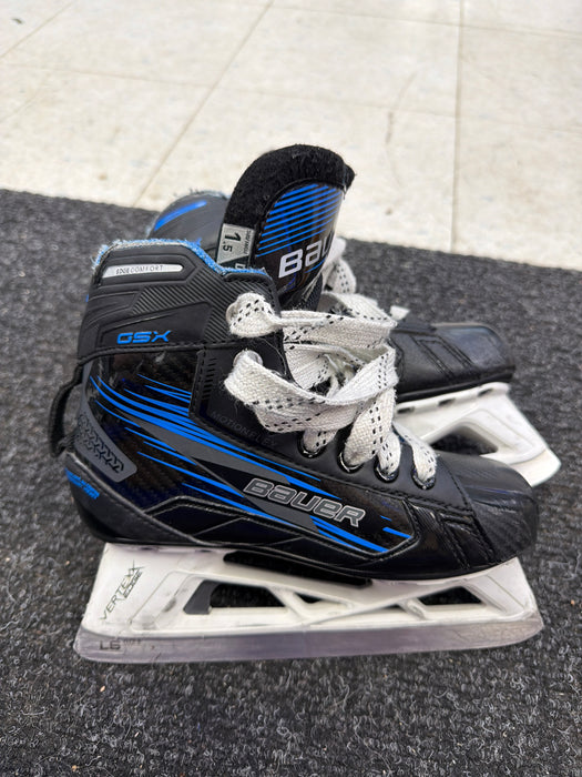 Used Bauer GSX Size 1.5D Goal Skates