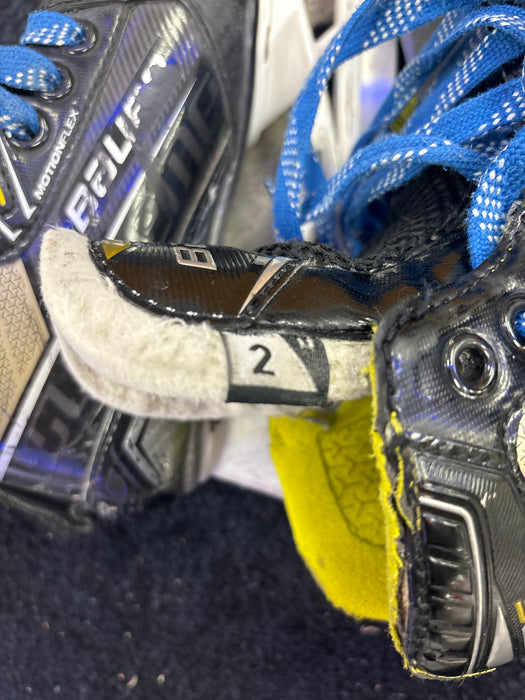 Used Bauer Supreme 3s Size 2.0D Goal Skates
