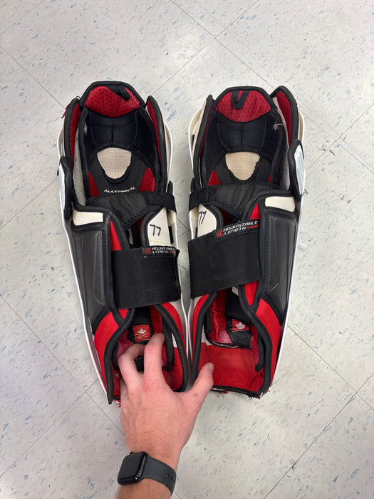 Used CCM JetSpeed FT4 Pro 15” Senior Shin Guards