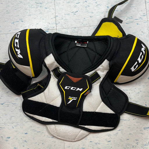 Used CCM SuperTacks Youth Large Shoulder Pads