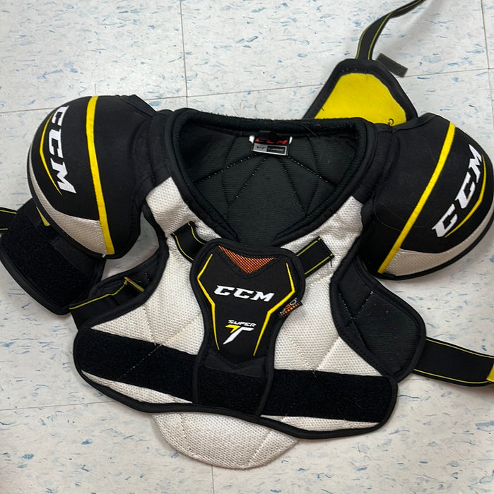 Used CCM SuperTacks Youth Large Shoulder Pads