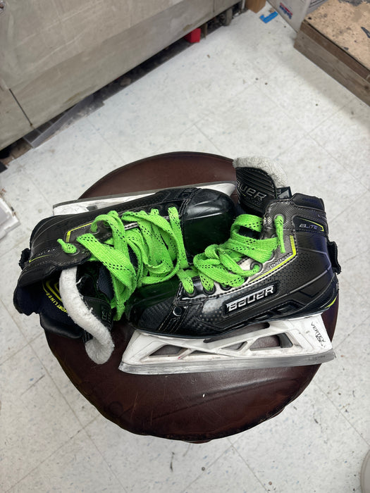 Used Bauer Elite Size 3.5EE Junior Goal Skates