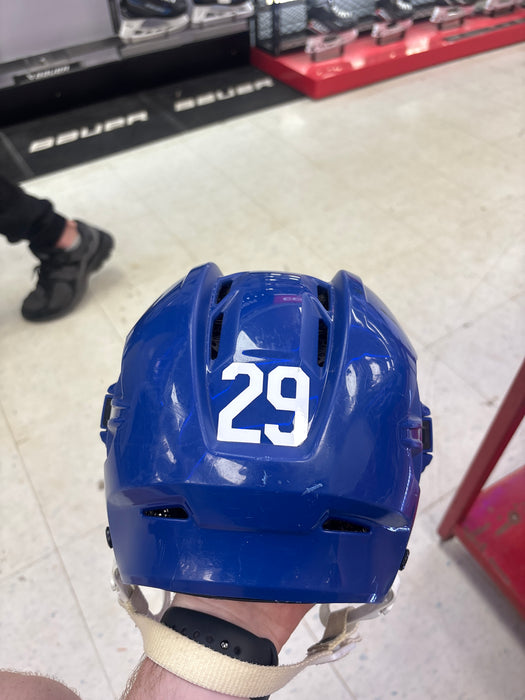 Used CCM Tacks X P. Holmberg #29 Senior Medium Pro Stock Helmet