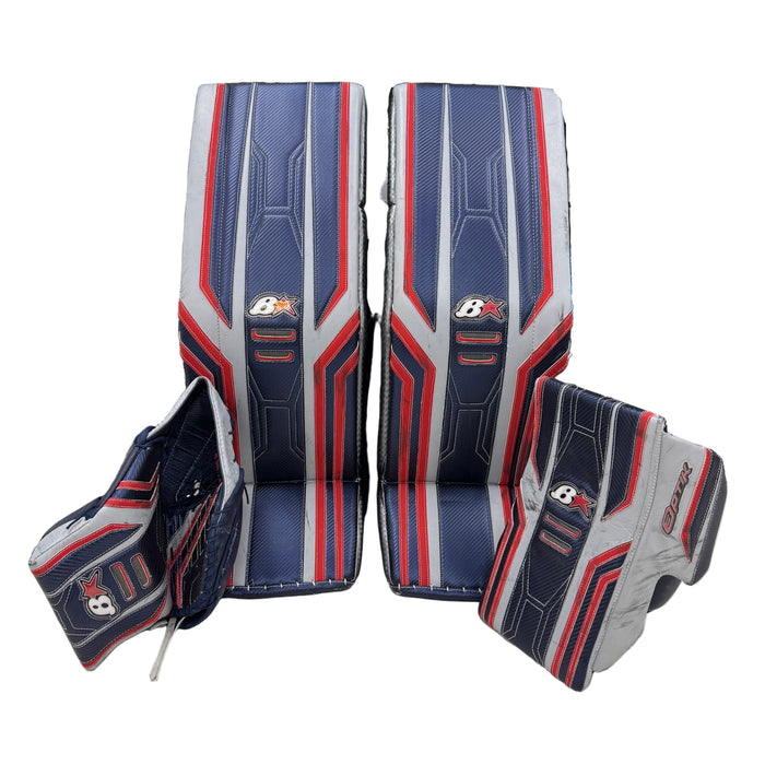 Used Brian’s Optik 3 Pro 35”+1” Goalie Set