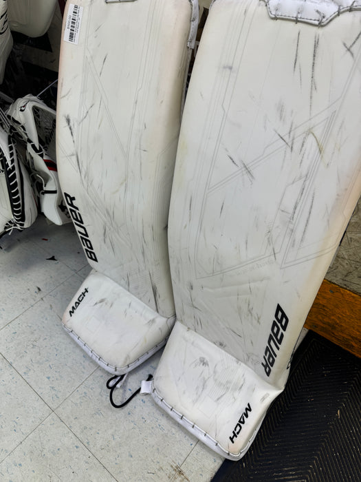 Used Bauer Supreme Mach Leg Pads Senior Medium