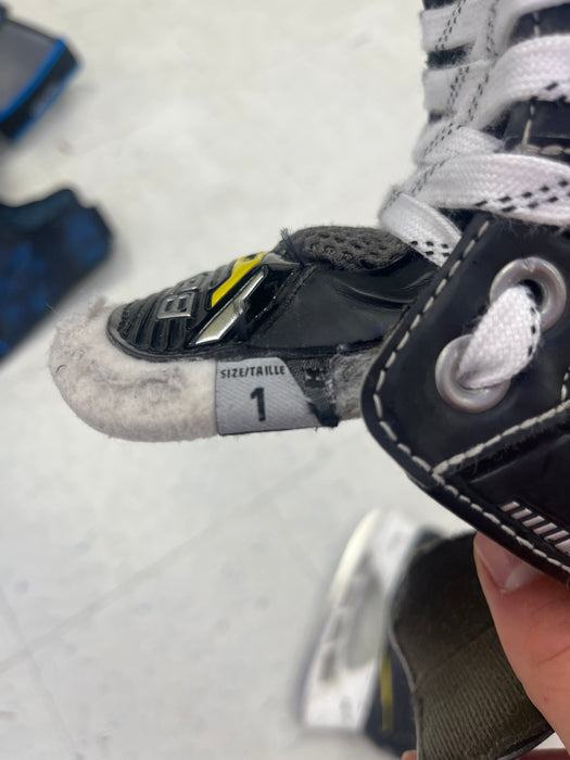 Used Bauer Supreme M1 Size 1 Skates