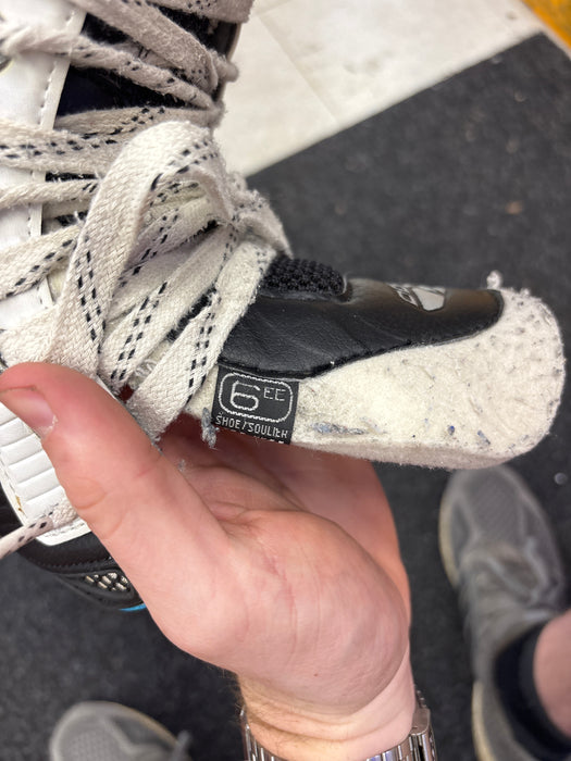 Used Bauer Reactor 4000 Size 6.0EE Goal Skates