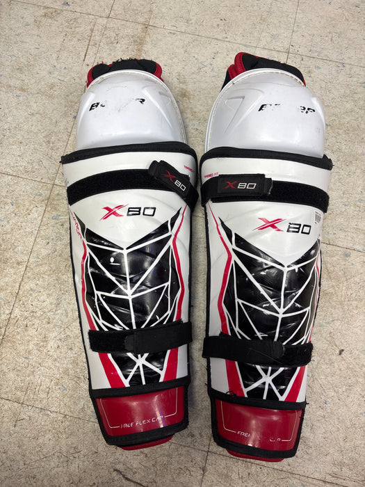 Used Bauer Vapor x80 16” Senior Shin Pads
