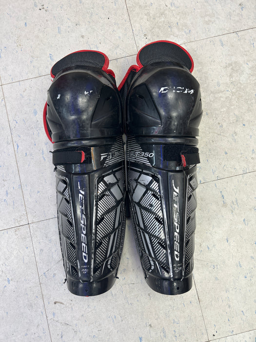 Used CCM JetSpeed FT350 Shin Guards