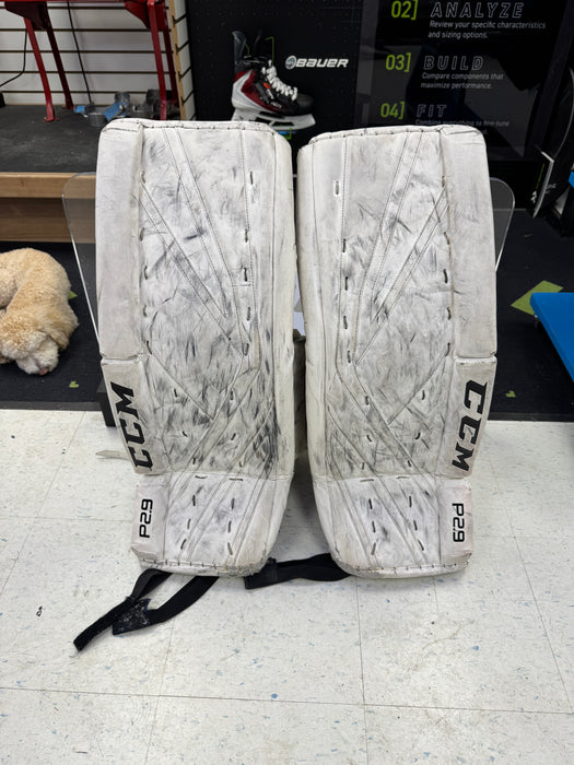 Used CCM Premier P2.9 Leg Pads 30" + 1"