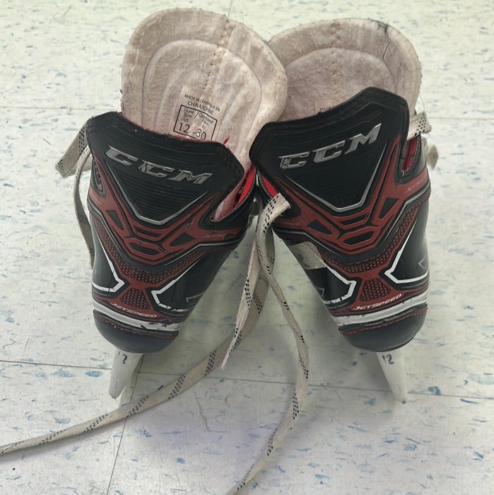 Used CCM JetSpeed FT480 Size 12 Youth Player Skates