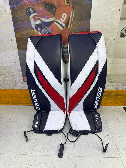 Used Bauer Vapor X5 Pro Senior Large 35+1” Goal Pads
