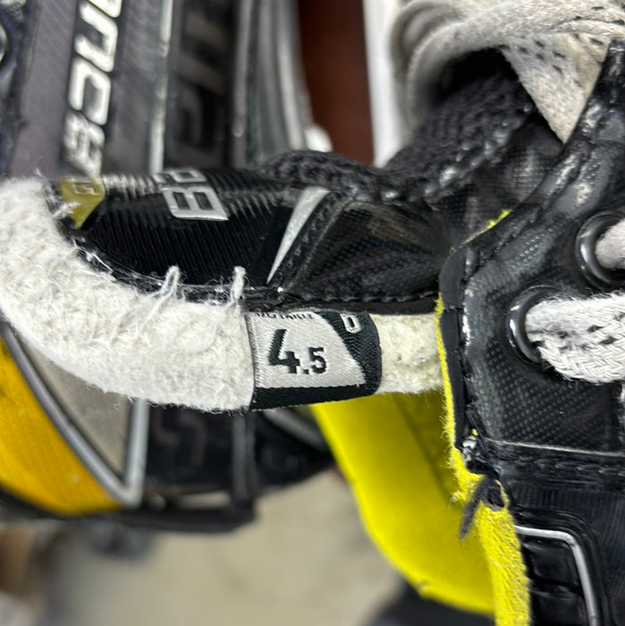 Used Bauer Supreme 3s Size 4.5 Intermediate Goal Skates