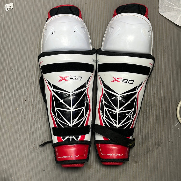Used Bauer Vapor X80 15” Shin Guards
