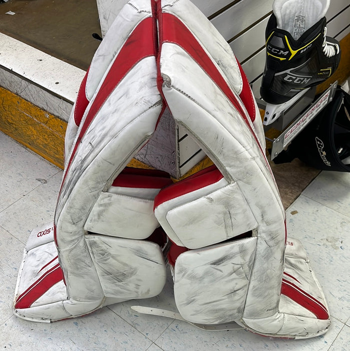 Used CCM Axis 1.5 30+1 Leg Pads