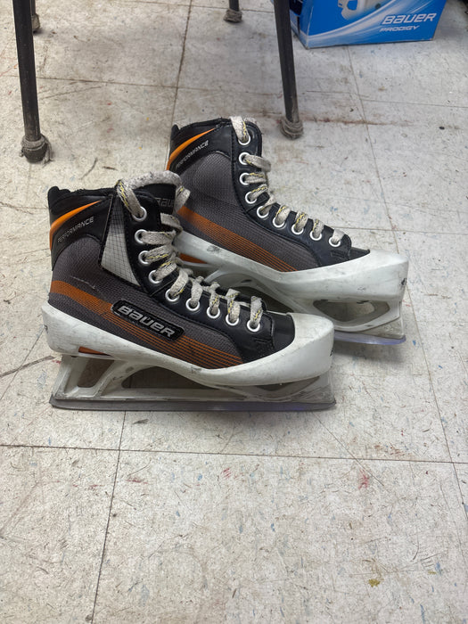 Used Bauer Performance Goal Skates Size 4.0D