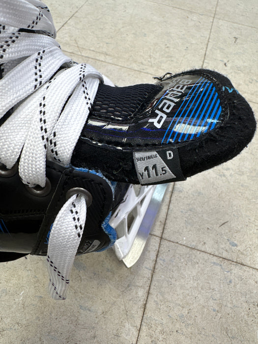 Used Bauer GSX Size Y11.5 D Goal Skates