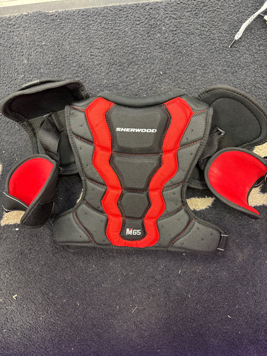 Used Sherwood M65 Junior Small Shoulder Pads