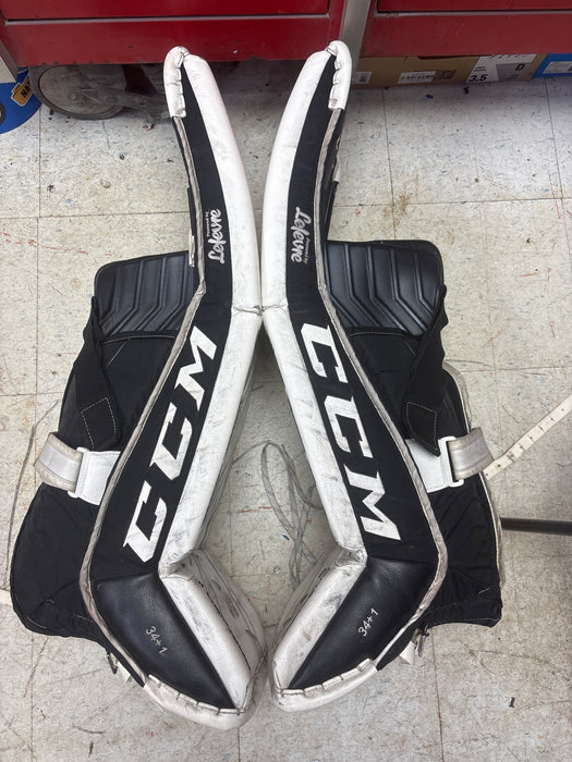 Used CCM Premier II Goalie Pads Size 34+1