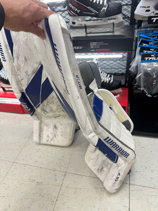 Used Warrior G7 Leg Pads Junior 28" + 1"