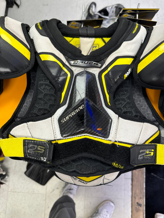 Used Bauer Supreme 2S Pros Junior Medium Shoulder Pads