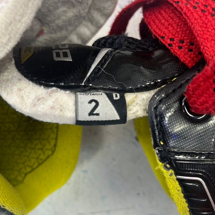Used Bauer Supreme 3S Size 2 Goal Skates