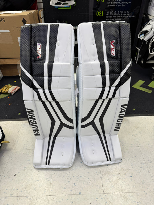 Vaugh Velocity V10 Pro Carbon Goalie Pad Set 34" + 2" Senior