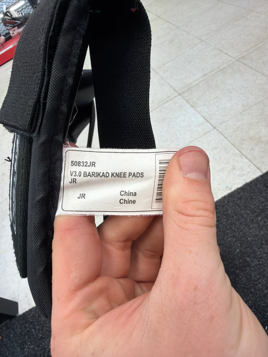 Used PowerTek Barikad Junior Knee Guards