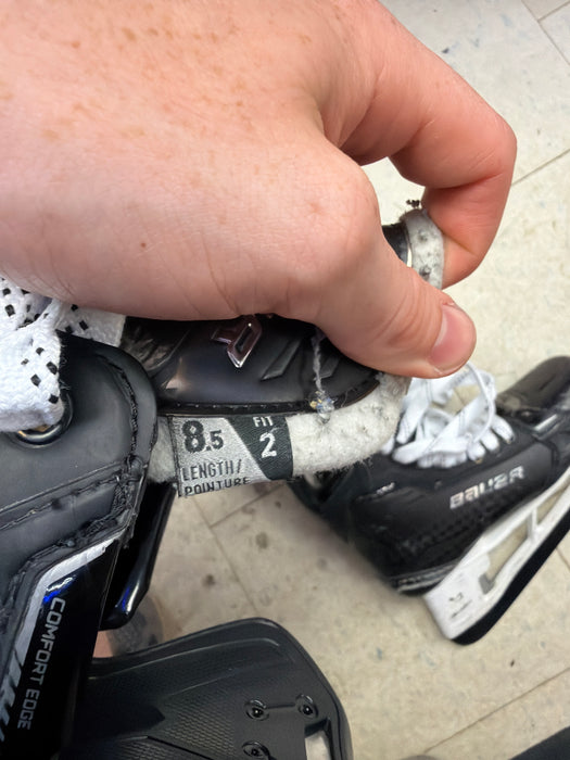 Used Bauer Supreme Shadow Size 8.5 Fit 2 Skates
