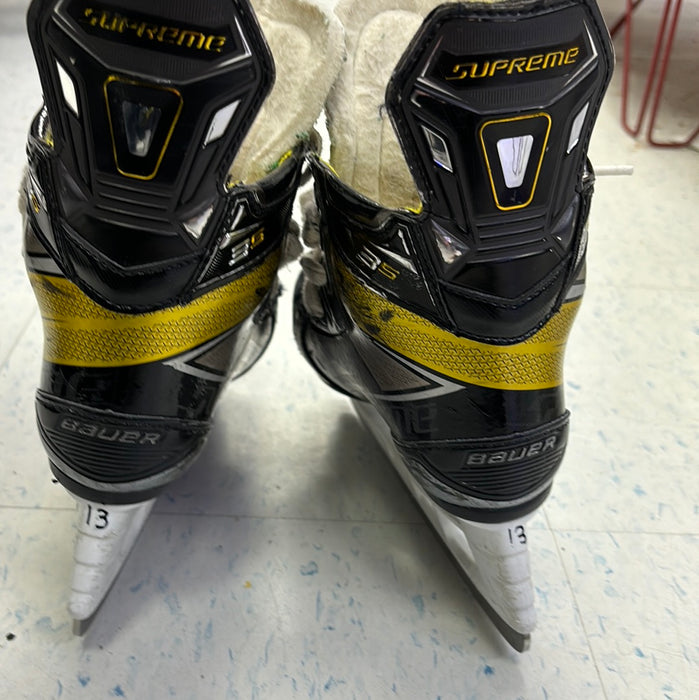 Used Bauer Supreme 3s Youth 13.0 Skates