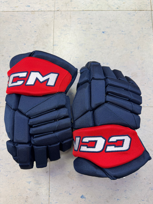 BECKETT SENNECKE Pro Stock Game Used CCM HGJSHL Gloves 14"