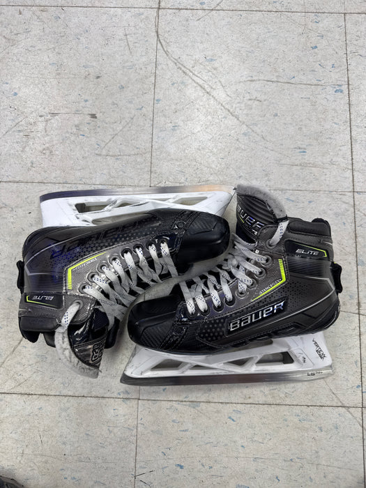 Used Bauer Elite Goalie Skates Size 6.5 Fit 2
