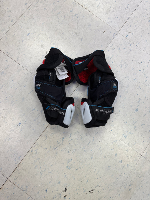 Used CCM Ft6 Jetspeed Junior Medium Elbow Pads