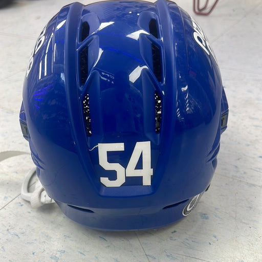 Used CCM Tacks X Toronto Maple Leafs Pro Stock Helmet Senior Medium