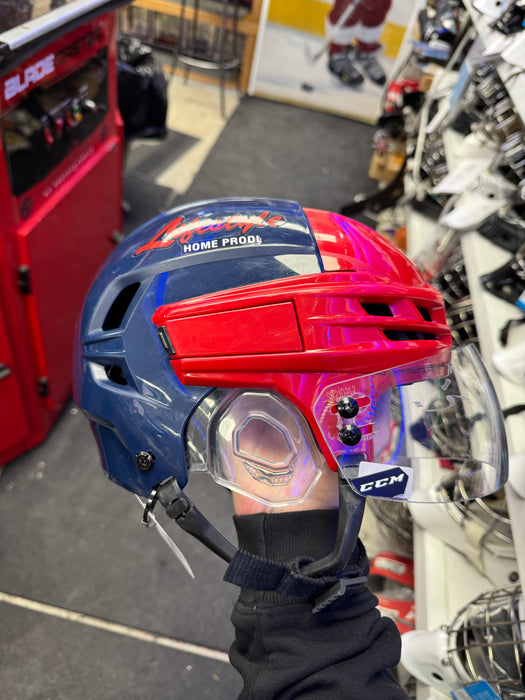 PRO STOCK Oshawa Generals CCM SuperTacks X Helmet Medium