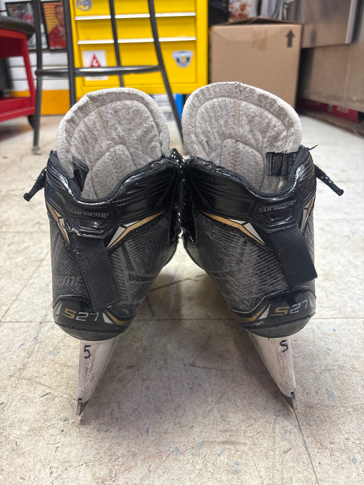 Used Bauer Supreme S27 Size 5.0 Goal Skates
