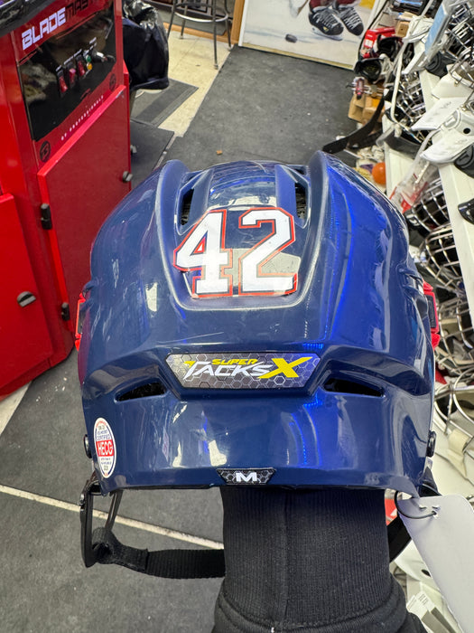 PRO STOCK Oshawa Generals CCM SuperTacks X Helmet Medium