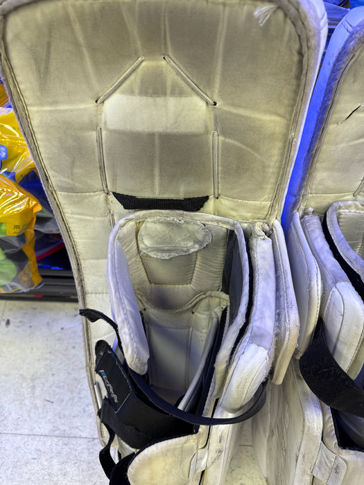 Used Bauer Supreme S27 Junior Medium Goalie Leg Pads