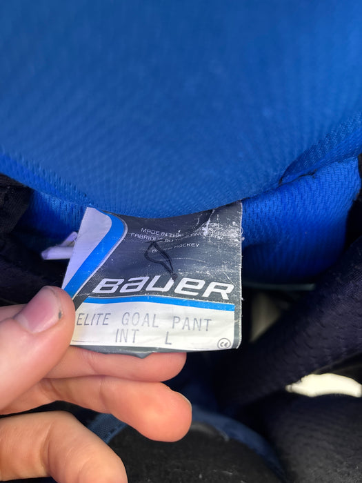 Used Bauer Elite Intermediate Large Goal Pants