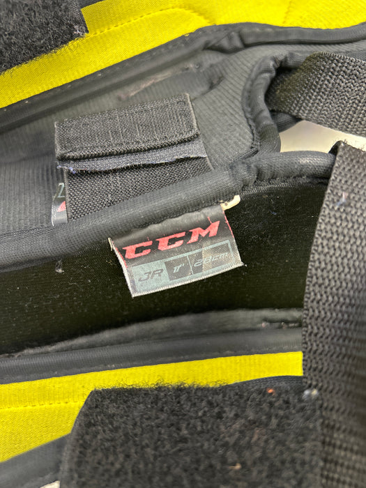 Used CCM Tacks 2052 Junior Shin Guards