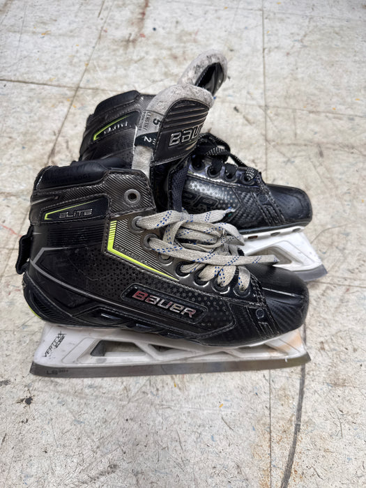 Used Bauer Elite Goalie Skates Size 5.0 Fit 2