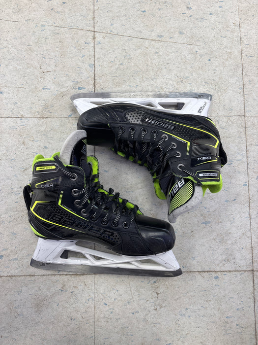 Used Bauer GSX Goal Skates Size 5 Intermediate