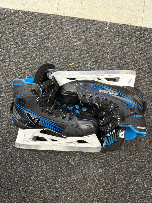 Used Bauer GSX Size 4.0D Goal Skates