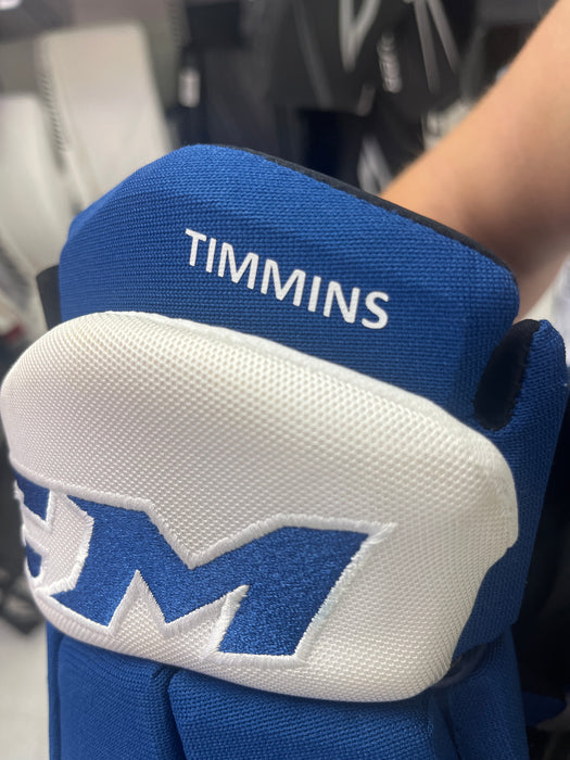 Used CCM NHL Pro Stock Maple Leafs - C.Timmins - 14" Gloves