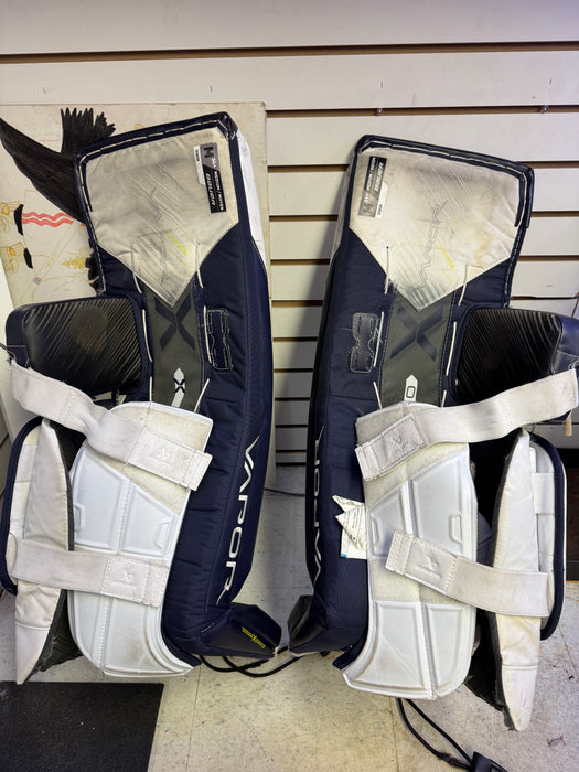 Used Bauer X5 Pro Goalie Leg Pads Senior Medium 34" - As-Is
