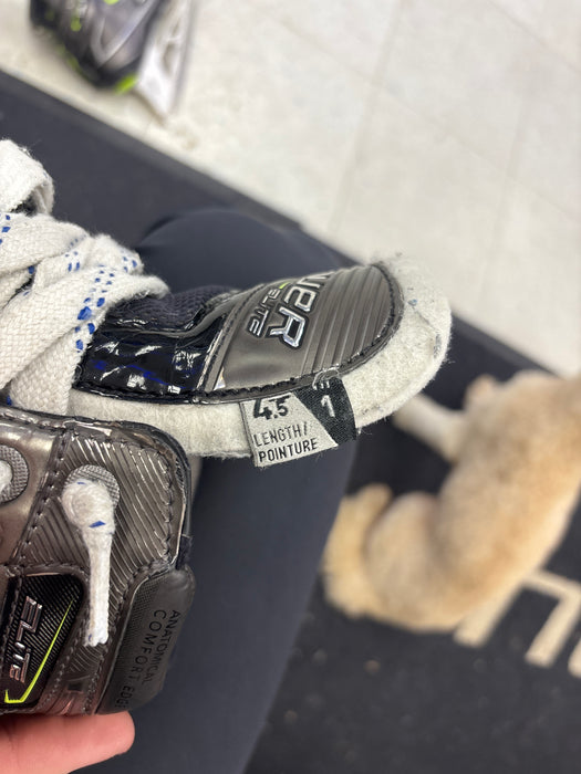 Used Bauer Elite Size 4.5 Fit 1 Intermediate Goal Skates