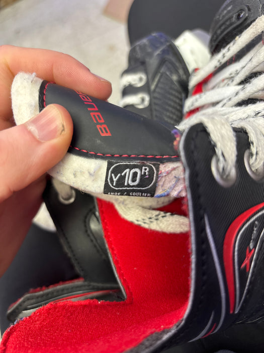 Used Bauer Vapor x250 Size 10.0 Youth Skates