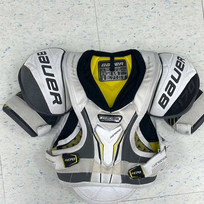 Used Bauer Supreme S170 Shoulder Pads JR Large