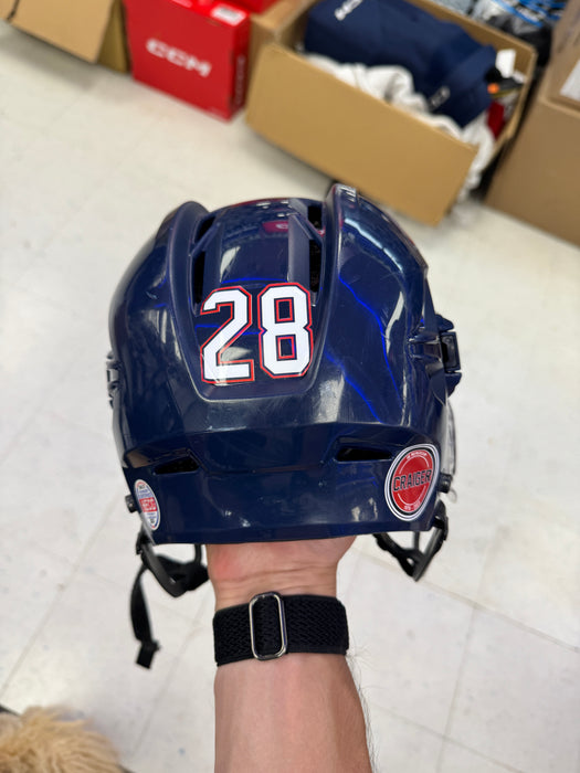 Used Pro Stock CCM SUPERTACKS X Helmet #28