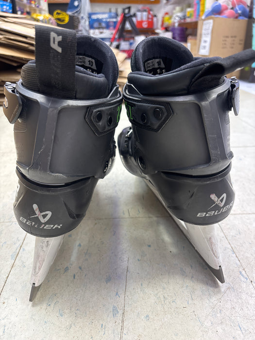 Used Bauer Konekt Size 10-10.5 Jacob Oster Pro Stock Senior Goal Skates